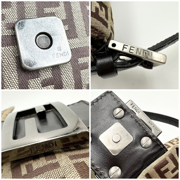 Fendi Mamma Baguette in Zucchino Canvas - Picture 14 of 16